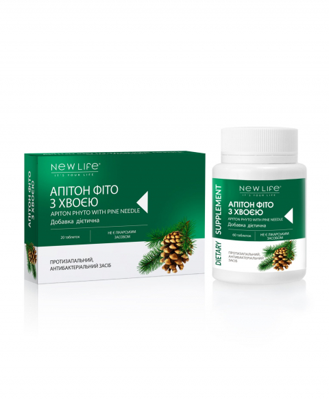 APITON PHYTO WITH PINE NEEDLE  60 TABLETS/JAR