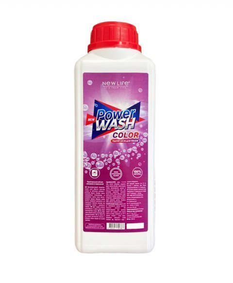 Liquid detergent for washing colored POWER WASH COLOR  1000 ml