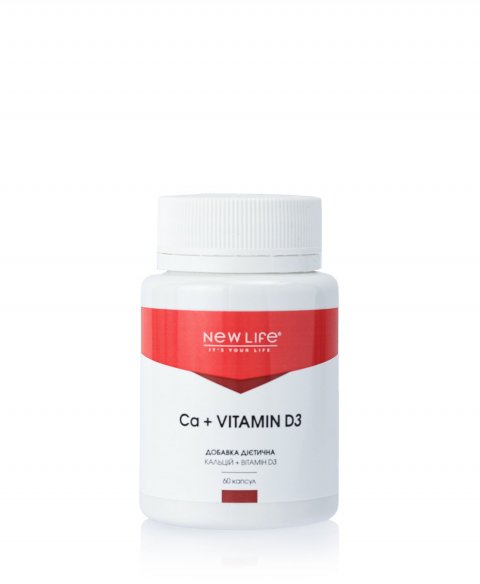 CALCIUM+VITAMIN D3  60 CAPSULES/JAR